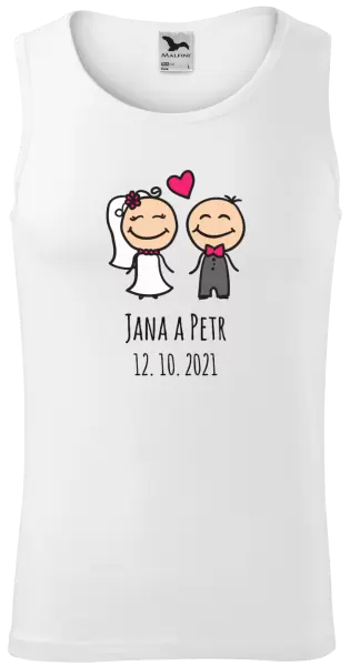 Pánské tílko Panáčci se jmény