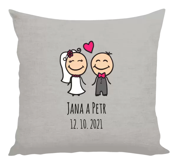 Polštář Panáčci se jmény