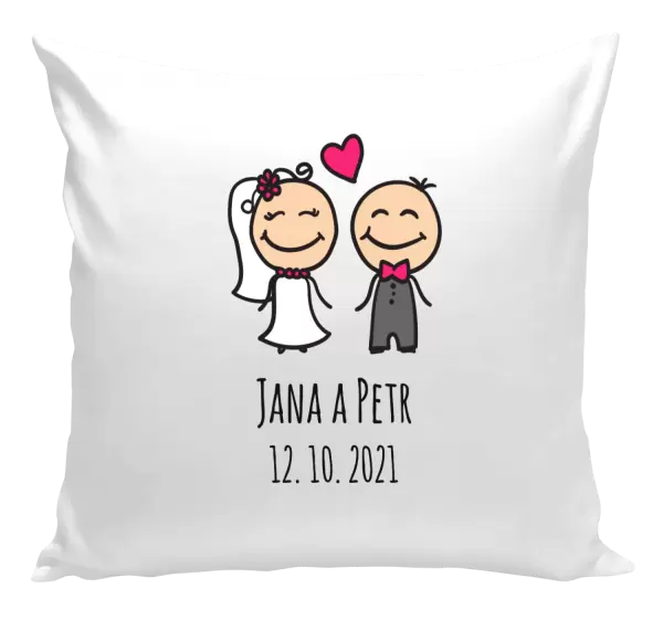 Polštář Panáčci se jmény