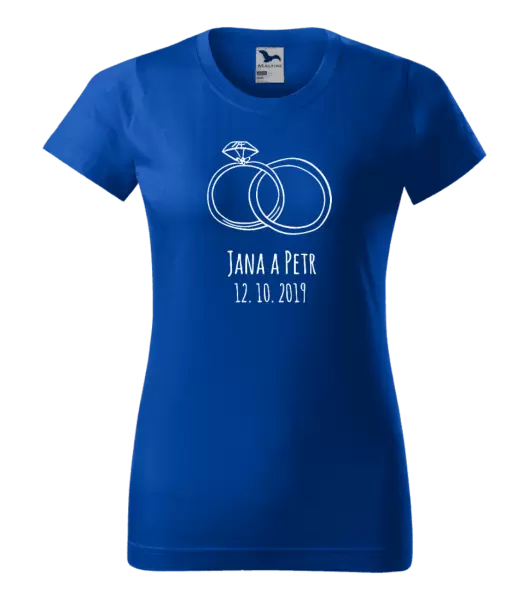 Dámské tričko Prsteny se jmény