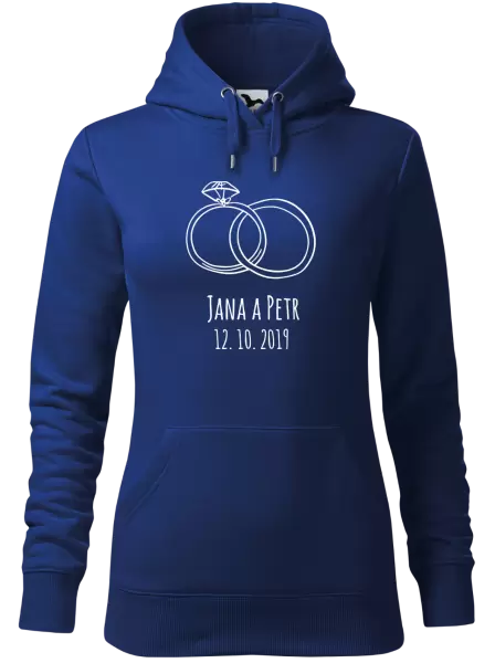 Dámská mikina Prsteny se jmény
