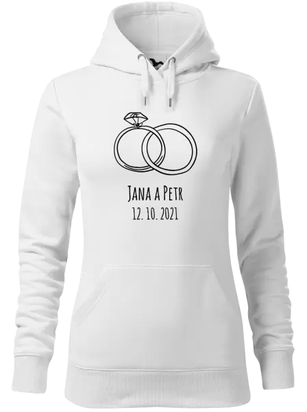 Dámská mikina Prsteny se jmény