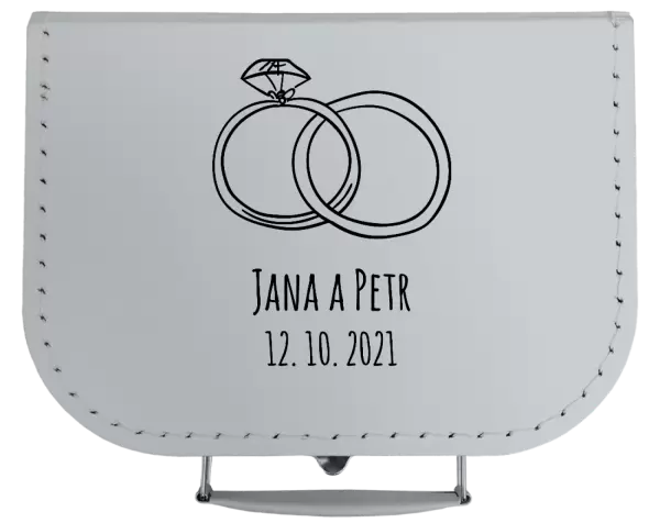 Kufřík Prsteny se jmény
