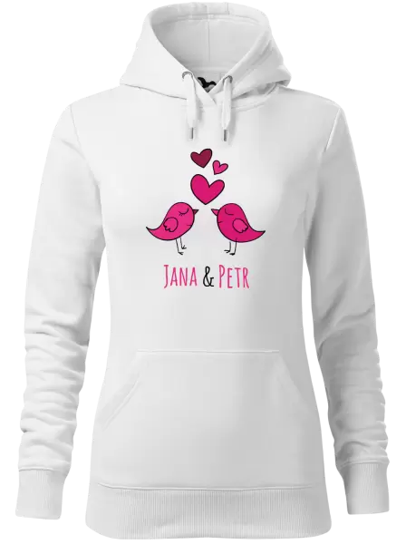 Dámská mikina Ptáčci se jmény