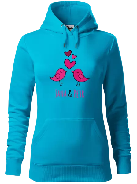 Dámská mikina Ptáčci se jmény