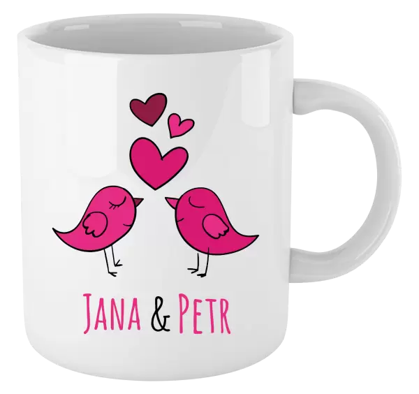 Hrnek Ptáčci se jmény