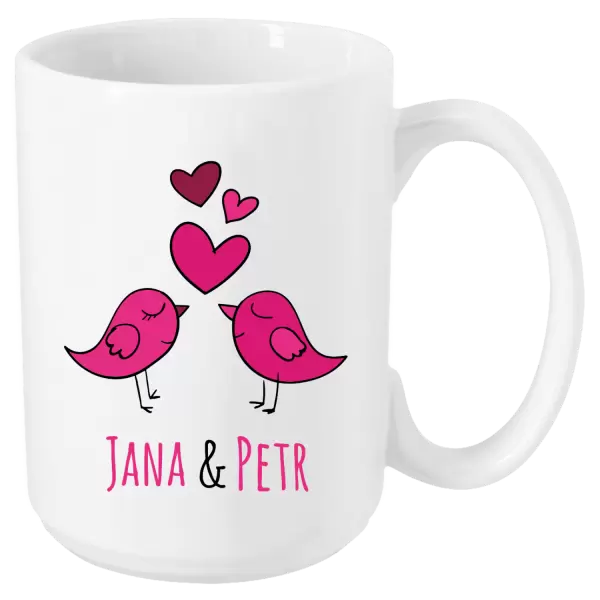 Hrnek Ptáčci se jmény