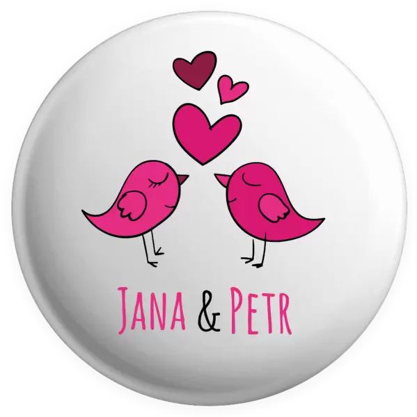 Placka Ptáčci se jmény