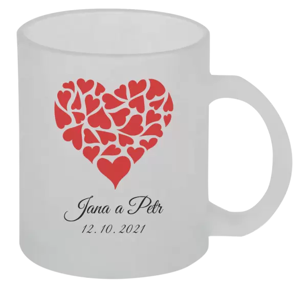 Hrnek Srdce se jmény