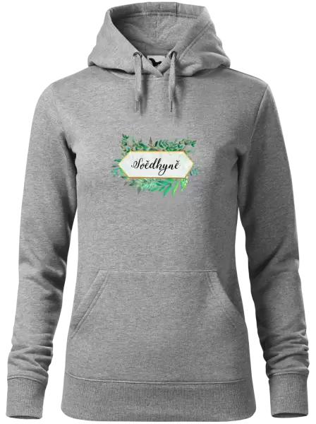 Dámská mikina Svědkyně zelené listy