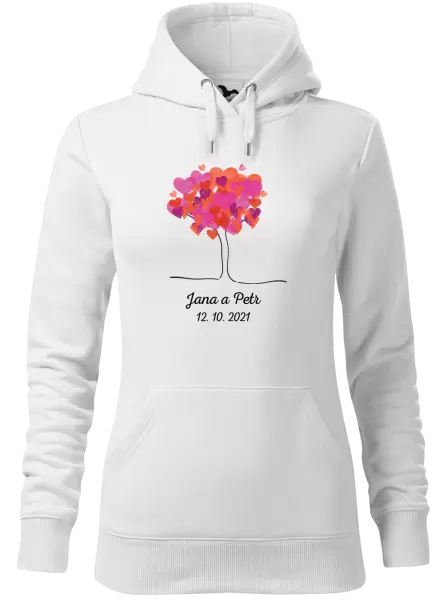 Dámská mikina Strom se jmény