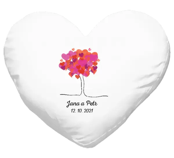 Polštář Strom se jmény
