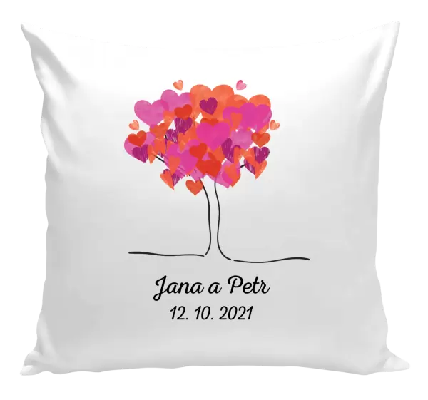 Polštář Strom se jmény