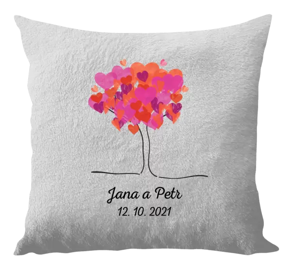 Polštář Strom se jmény
