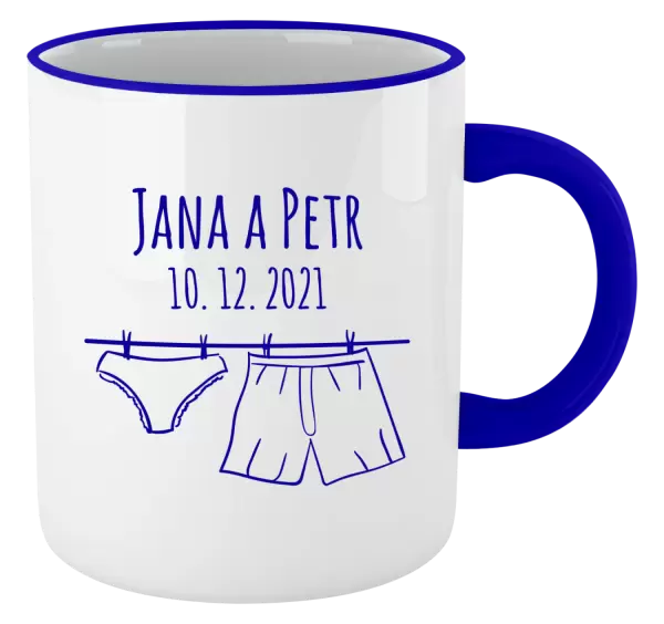 Hrnek Spodní prádlo se jmény