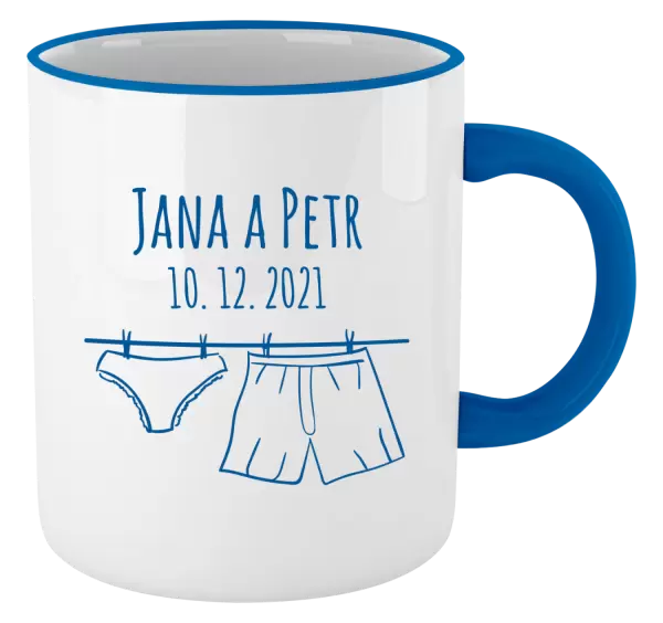 Hrnek Spodní prádlo se jmény