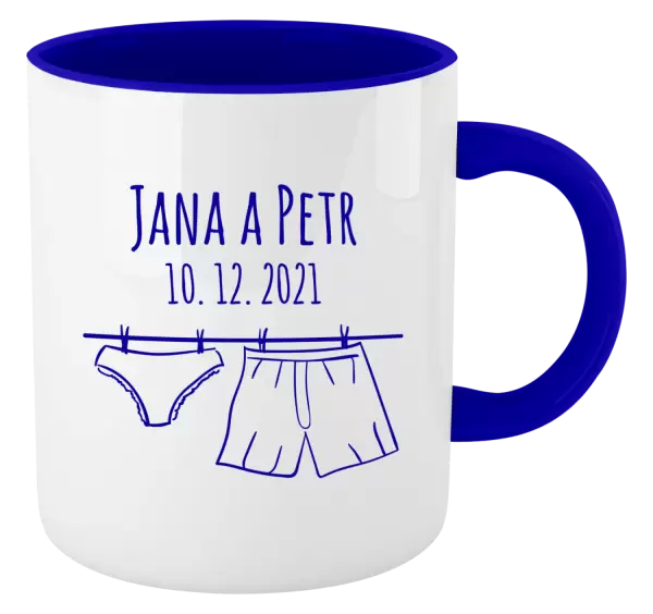 Hrnek Spodní prádlo se jmény