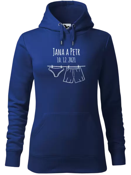 Dámská mikina Spodní prádlo se jmény