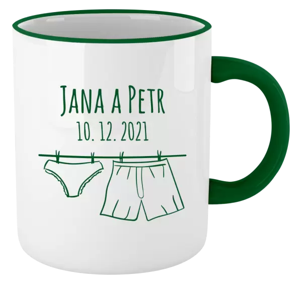 Hrnek Spodní prádlo se jmény