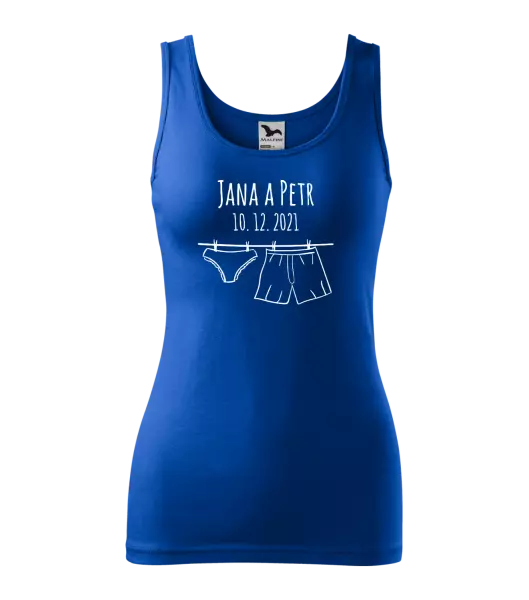 Dámské tílko Spodní prádlo se jmény