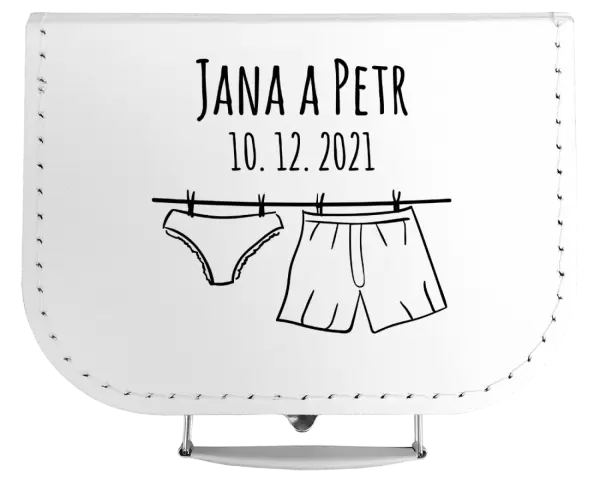 Kufřík Spodní prádlo se jmény