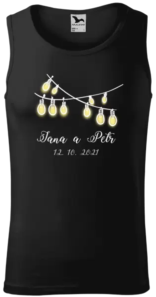 Pánské tílko Světýlka se jmény