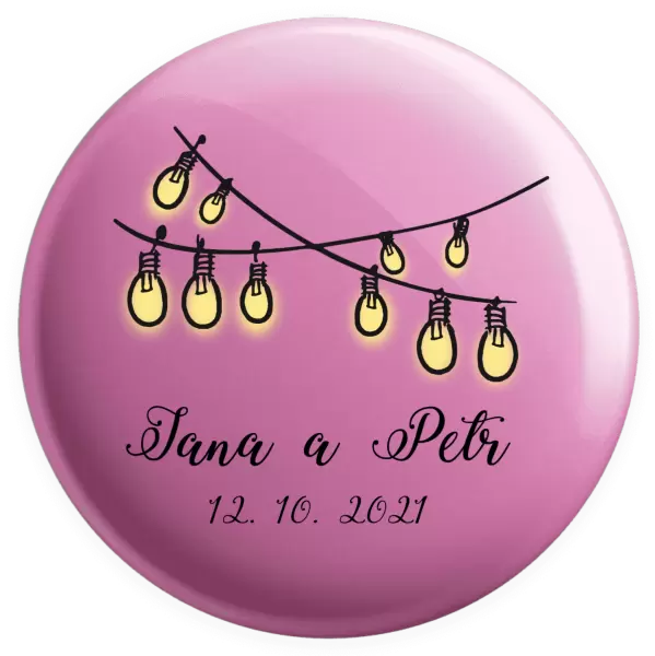 Placka Světýlka se jmény