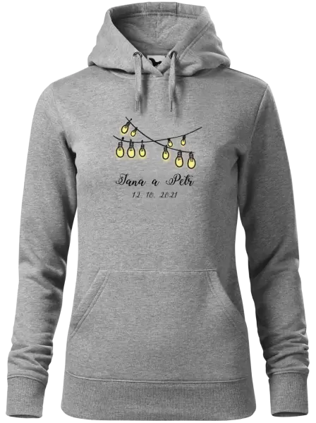 Dámská mikina Světýlka se jmény