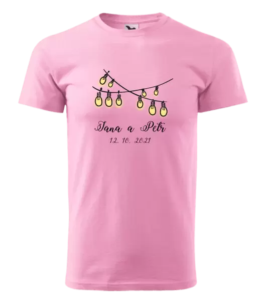 Pánské tričko Světýlka se jmény