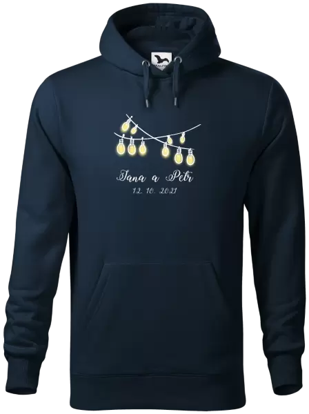 Pánská mikina Světýlka se jmény