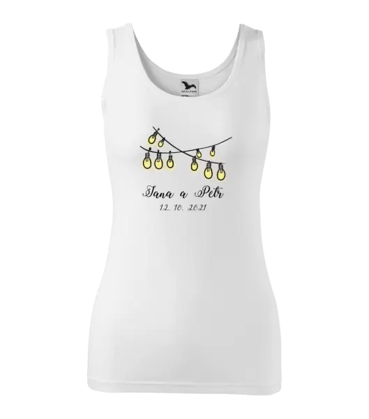Dámské tílko Světýlka se jmény