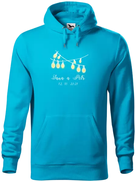 Pánská mikina Světýlka se jmény