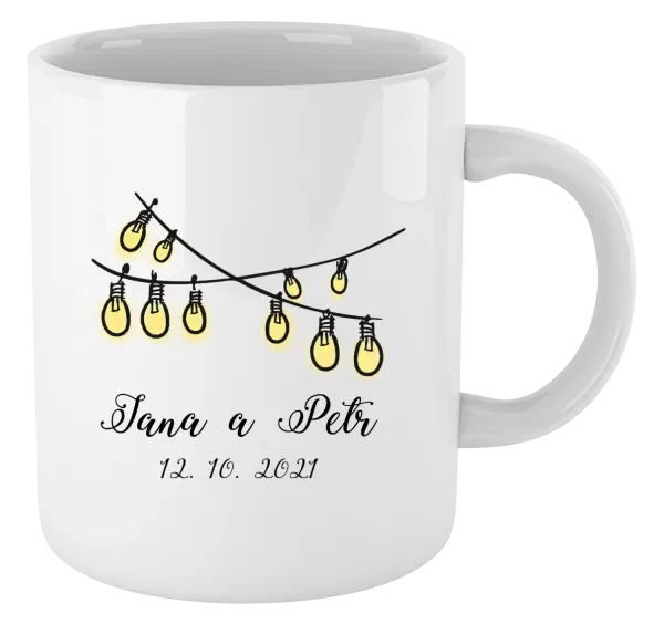 Hrnek Světýlka se jmény