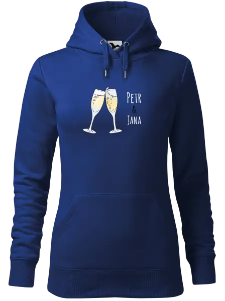 Dámská mikina Skleničky se jmény