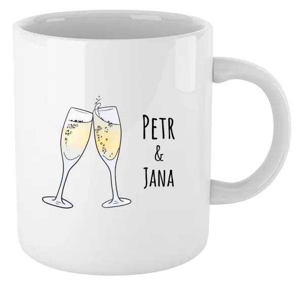 Hrnek Skleničky se jmény