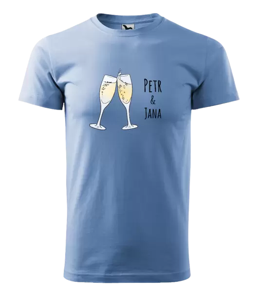 Pánské tričko Skleničky se jmény