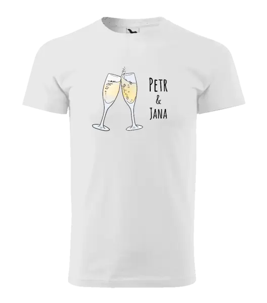 Pánské tričko Skleničky se jmény