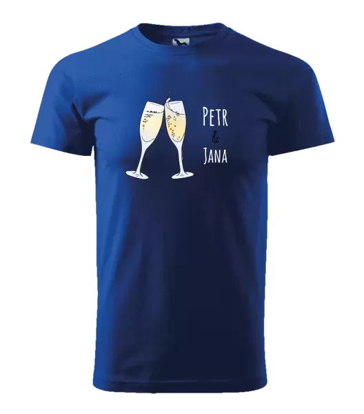 Pánské tričko Skleničky se jmény