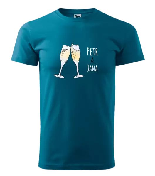 Pánské tričko Skleničky se jmény