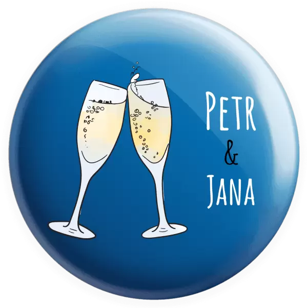 Placka Skleničky se jmény