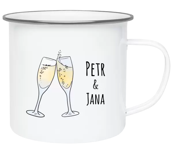 Plecháček Skleničky se jmény