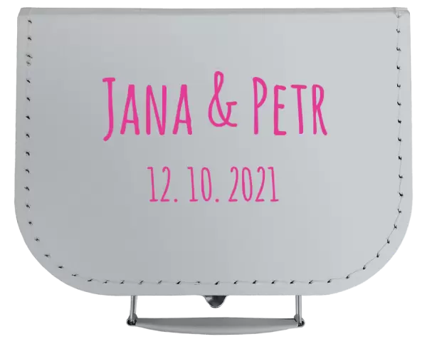 Kufřík Jména a datum písmo 1