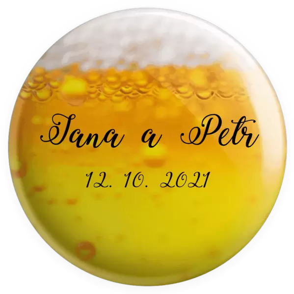 Placka Jména a datum písmo 3