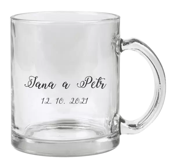 Hrnek Jména a datum písmo 3