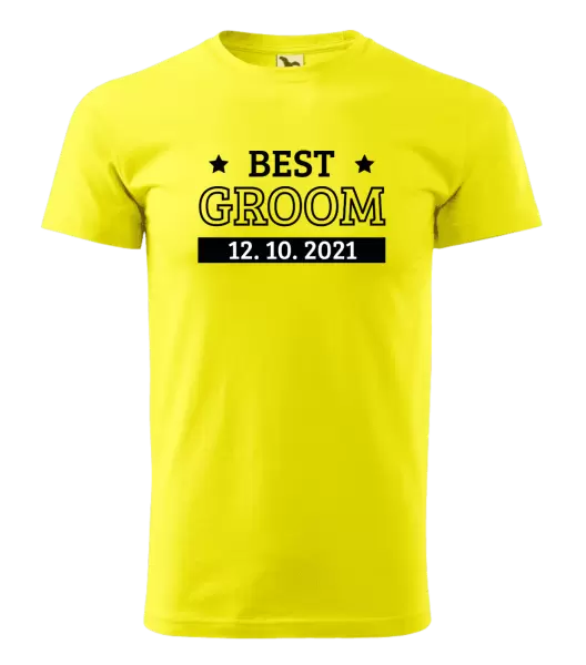Pánske tričko Best groom