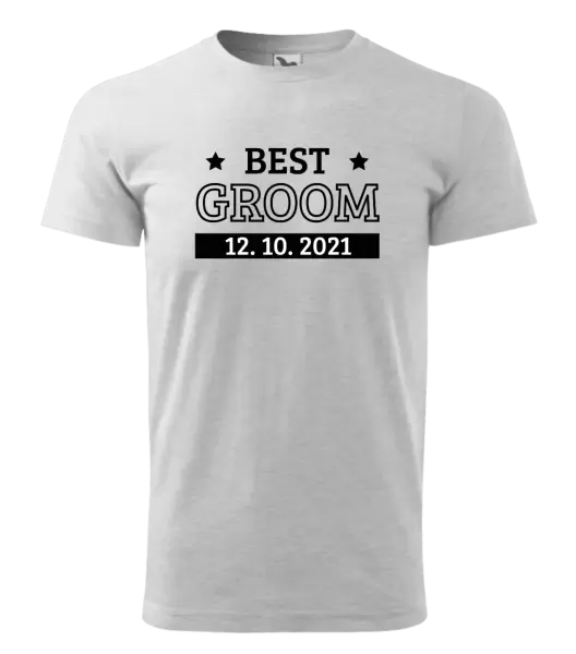 Pánske tričko Best groom