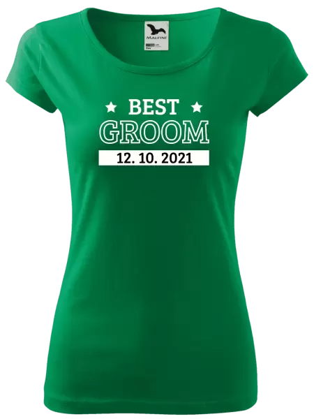 Dámske tričko Best groom