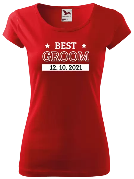 Dámské tričko Best groom