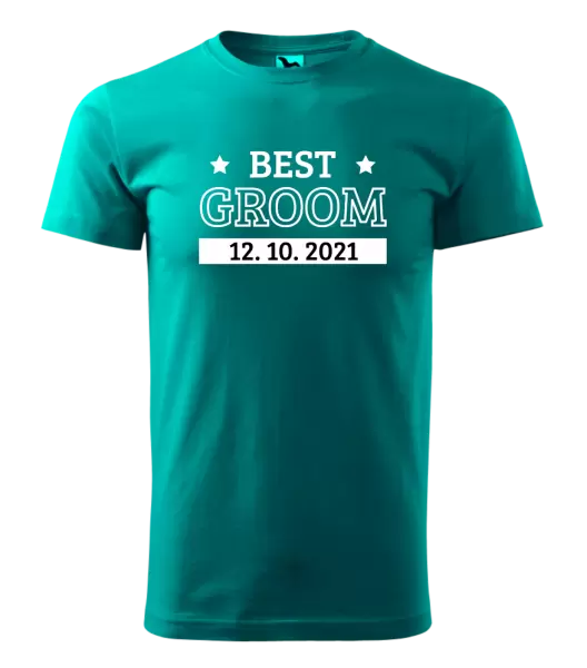 Pánske tričko Best groom