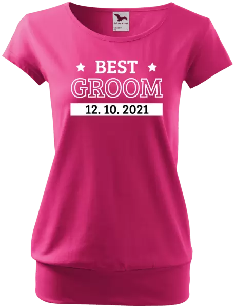 Dámske tričko Best groom
